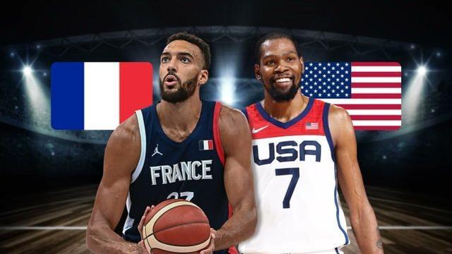 美国男篮vs法国的相关图片